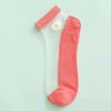 Calcetines de red calcetines de cristal nuevos de verano para mujer calcetines japoneses de margarita para mujer calcetines de seda de tarjeta calcetines de puesto