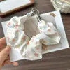 Lindo Scrunchie Floral a Cuadros para Correa de Teléfono, Cuerda de Tela para Muñeca, Anti-Pérdida para Botella de Agua, Bolsa, Encanto para Llaves