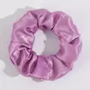 Scrunchies de Cetim Mais Vendidos Transfronteiriços em 70 Cores Sólidas, Elásticos de Cabelo de Alta Elasticidade para Mulheres, Acessórios de Cabelo Atacado