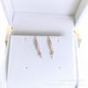 Pendientes de plata de ley S925 con microincrustaciones, estilo coreano, con accesorios de perlas, de 8 a 12 mm, con soporte vacío y sin cuentas.