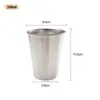 Venta al por mayor de fábrica taza de acero inoxidable 304 taza coreana taza de café de oficina taza de té taza doméstica de doble capa taza casual