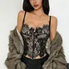 Popular Transfronteiriço Renda Oca Roupa Externa Sutiã com Suspensório Lace Sexy Festa de Menina Quente Europeia e Americana Palco Sutiã de Espinha de Peixe