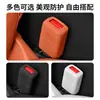 Adecuado para Ideal Weilai Wenjie Xiaomi Cubierta Protectora de Cinturón de Seguridad Hebilla de Cinturón de Seguridad Anticolisión de Silicona Cubierta de Silicona