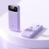 Batería Externa Ultra Fina de Regalo con Cable Integrado 20000 mAh Gran Capacidad Suministro de Energía Móvil Adecuado para Apple Huawei Android@