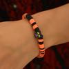 Pulseiras de Argila Macia para Halloween Atacado Joias Transfronteiriças Europeias e Americanas Novo Estilo Peculiar Estilo Sombrio Pulseiras Artesanais de Fantasma Caveira