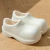 Pantuflas de Algodón Impermeables EVA para Mujer 2026 Nuevo Estilo Otoño/Invierno Interior Más Terciopelo Suela Suave Cubierta de Talón Zapatos de Algodón Cálidos para el Hogar para Hombre