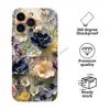 Funda de teléfono con película de ramo de flores Morandi, pintura al óleo 3D, iPhone 18pm, funda dura de película de alta gama, Apple 15