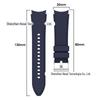 Adequado para Pulseira Oficial Samsung Galaxy Watch4 Pulseira de Silicone Samsung Watch6 Classic