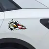 Pegatina de Coche Bandera Americana Águila Americana con Lágrima 3D Tema Patriótico Pegatina Decorativa para Carrocería de Coche Impermeable Protector Solar