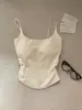 Camisola Suave Fufu con Copas para Mujer, Top Base Multicolor de Verano Ajustado Estilo Chica Caliente, Camiseta sin Mangas Versátil Fruncida para Usar con Otras Prendas