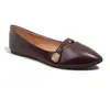 Zapatos planos de punta fina, estilo coreano, modernos con hebilla metálica, suela suave, transpirables, no hacen que los pies se sientan sofocados, hacen que los pies se vean más delgados, zapatos de mujer