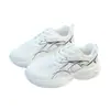 Zapatos deportivos casuales de malla transpirable para todas las estaciones, suela gruesa, cordones, talla grande, para estudiantes, zapatos bajos cómodos de un solo color