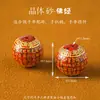 Partículas de Cristal de Cinábrio Areia de Sangue Contas de Areia Vermelha Areia de Cristal Contas Redondas Contas Soltas Acessórios para Joias DIY Produtos Semi-Acabados Atacado