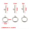Aço inoxidável OT fivela DIY pulseira fivela colar fivela de conexão de jóias fivela simples acessórios de jóias de moda em estoque atacado