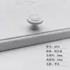 Manija de Tirador Pequeña Negra Estilo Americano Manija de Puerta de Armario de Aleación de Aluminio Minimalista Moderna Manija de Tirador de Agujero Único para Cajón de Gabinete Mediterráneo