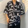 Camisa Floral Retro Tailandesa Estilo Hong Kong Verano Manga Corta Holgada Atractiva Estilo Pareja Sudeste Asiático Camisa de Playa