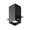 8 lámpara empotrada 0 lámpara de techo especial downlight rejilla doble cabezal 5cm rejilla cubo liner aluminio cuadrado rejilla lámpara de techo