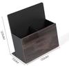 Caja de almacenamiento de artículos de tocador de hotel de acrílico para habitación de invitados, bandeja para trajes varios para baño de hotel, caja para cepillos de dientes y aparatos dentales