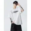 Camiseta de Manga Curta Unisex Peso Pesado Estilo Novo Verão 2026 Bordado 3D Solta Sorona Toque Gelado com Acabamento de Alta Qualidade