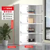 Gabinete de Vestuario de Cinco Puertas con Cerradura para Dormitorio, Vestuario de Personal, Archivador de Oficina de Cristal, Gabinete Metálico para Almacenamiento de Archivos