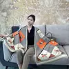 Bufanda Gruesa Cálida Estilo Yifei 2026 para Mujer, Chal de Cachemira Sintética, Bufanda de Doble Uso Dopamina con Cinta