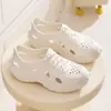 Zuecos Modelo Nuevo Unisex Qidashun, Zapatos de Playa de Moda Veraniega, Sandalias de Doble Uso para Pareja, Zapatos de Jardín Transpirables con Talonera Cerrada