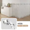 Fábrica de comercio exterior transfronterizo al por mayor azulejo imitación mármol PVC zoclo autoadhesivo línea de cintura tira decorativa pegatina de zoclo