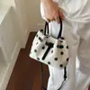 Bolsa Saco de Bolinhas Super Quente Feminina 2026 Nova Tendência Verão Casual Moda Versátil para o Trabalho Ombro Único Transversal