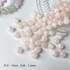 Cuentas de Cristal Flor Rota de Jade de 10 mm Accesorios de Material para Hacer a Mano Collares Pulseras