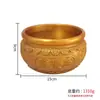 [Ventas Directas de Fábrica] Cuenco del Tesoro Ruyi Auspicioso de Latón, Relieve Estilo Chino, para el Hogar, Sala de Estar u Oficina - una Pieza Decorativa para Atraer Riqueza
