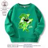 Criaturas sonrientes sonrisa de terror suéter de animal algodón cuello redondo ropa para niños y niñas top de primavera y otoño