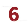 Adesivos de Parede com Letras HBD de Feltro Vermelho Chapéu de Aniversário de Bebê Suprimentos para Arranjo de Presente de Um Ano Props para Fotos da Semana