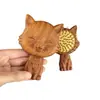 Pente de Massagem com Almofada de Ar de Sândalo Dragão e Fênix Pente de Massagem Cartoon Feminino Pente de Raposa Fofa Espelho Pente de Cabeleireiro Massagem de Tendões