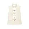 Top de tirantes ajustado con nudo decorativo, de moda, superventas de influencers de moda europea y americana transfronteriza
