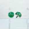 Brincos de Tarraxa de Pedra Natural com Base Plana e Garras em Liga de Titânio F-136 Titânio G23 Novos Brincos de Tarraxa para Lábio Joias para Piercing Cabeça