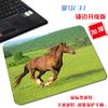 Tamanho pequeno capa de pano natural cinza lobo foto bloqueio borda computador pad bonito coelho menina coração dormitório mouse pad