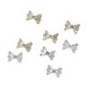 Nuevo estilo de lazo Cyber Celebrant Nail Art, aleación, joyería, decoración de uñas, decoración de uñas, diamante completo, metal, mariposa, accesorios, taladro de uñas