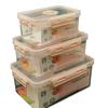 Caixa de Armazenamento Doméstica Retangular de Tamanho Médio, Caixa de Armazenamento para Geladeira, Recipiente de Armazenamento de Alimentos de Grau Alimentício para Cozinha