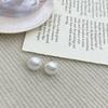 Pendientes geométricos de perlas estilo Chanel retro francés, modernos, ligeros, de lujo, elegantes y exquisitos, pendientes sencillos para mujer.