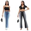 2026 Jeans Otoño Venta al por Mayor Acampanados Pierna Ancha Amazon Comercio Exterior Nuevo Elásticos Moda Jeans para Mujer Europeos y Americanos