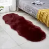 Tapete de Lã Sintética Transfronteiriço Tapete de Chão de Cabeceira Manta Especial em Forma de Ovelha de Pelo Comprido Tapete de Chão Frontal para Sofá de Sala de Estar Cabeceira Janela de Sacada