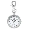 O relógio de bolso especial para idosos, crianças e estudantes para o exame é com números grandes e claros, relógio de chaveiro pendurado, relógio de enfermeira, apenas para ver as horas