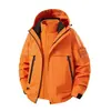 Chaqueta a Prueba de Viento e Impermeable Tres en Uno para Otoño/Invierno para Hombres y Mujeres, con Forro Polar Desmontable, Juego de Dos Piezas para Senderismo, Ciclismo, Montañismo