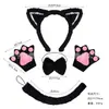 Tocado de animal para actuación infantil, diadema de gatito de forma de caricatura para niños, accesorios para actuación escénica, gato de peluche niña