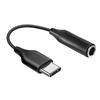 Adaptador de áudio USB C tipo C para conector de 3,5 mm para celular Samsung Xiaomi com fones de ouvido para ouvir músicas