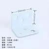 Suporte de Placa de Suporte de Cantoneira em L de Ângulo Reto para Processamento Personalizado Suporte de Fixação de Móveis Acessórios de Conexão Divisória Cantoneira de Ferro Espessada em Ângulo de 90 Graus