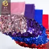 En Stock Multicolor 17cm Redondo Lentejuela Borla Danza Latina Accesorios de Falda Encaje Decorativo DIY Mangas de Falda Tul