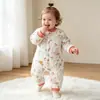 Mono de algodón de invierno para bebé, ropa de algodón cálida y engrosada para recién nacidos, traje de gateo acolchado de 180 g