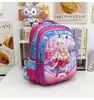 Mochilas Escolares de Nuevo Estilo Transfronterizas de 16 pulgadas, Mochilas Escolares de Cáscara Dura para Niños de 1 a 5 Años, Mochilas Escolares 3D para Estudiantes, Dibujos Animados Lindos, Universales para Niños y Niñas