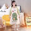 Camisón de Verano para Niñas Manga Corta Delgado Dibujos Animados Súper Lindo Niñas Lindas Vestido de Princesa Pijama Comercio Exterior